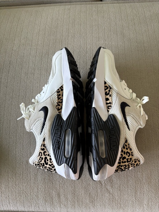 Nike Shoes - Nike Women's White Black Sneakers with Leopard Accent